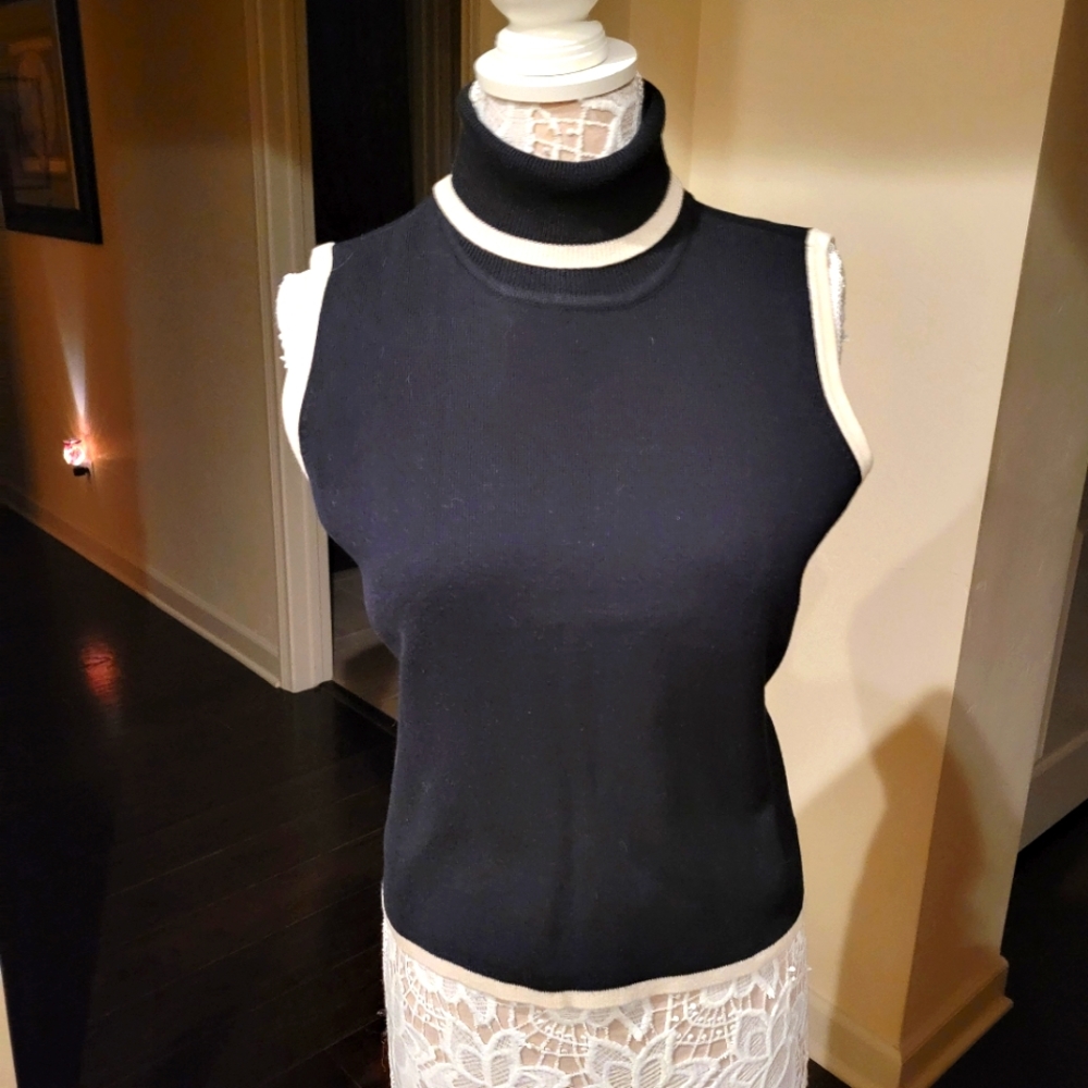 COPY - Striking Sleeveless Turtleneck